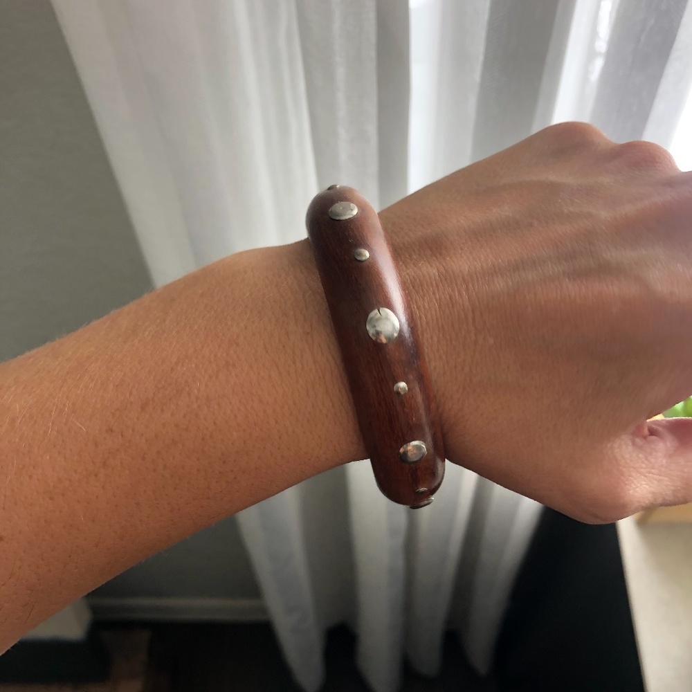 Bohemian Wooden Bangle